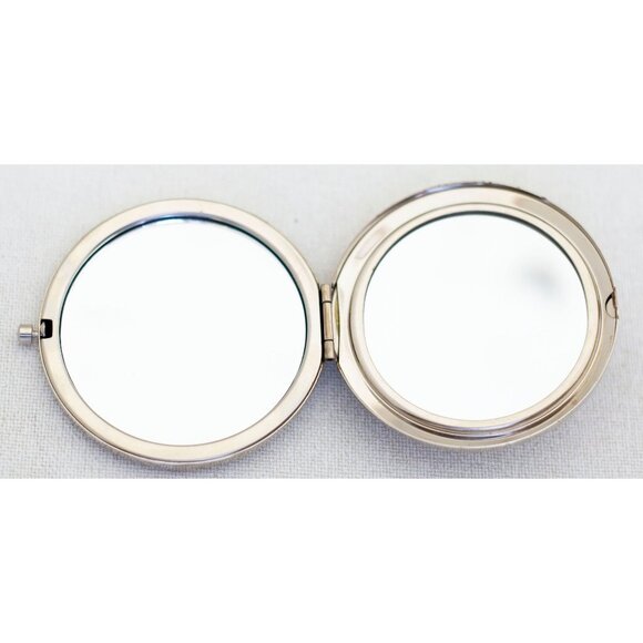 Vintage Intricate Floral Mirror Case, A14 - Picture 3 of 4